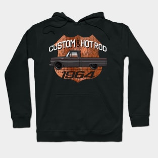 64 Custom Black Hoodie